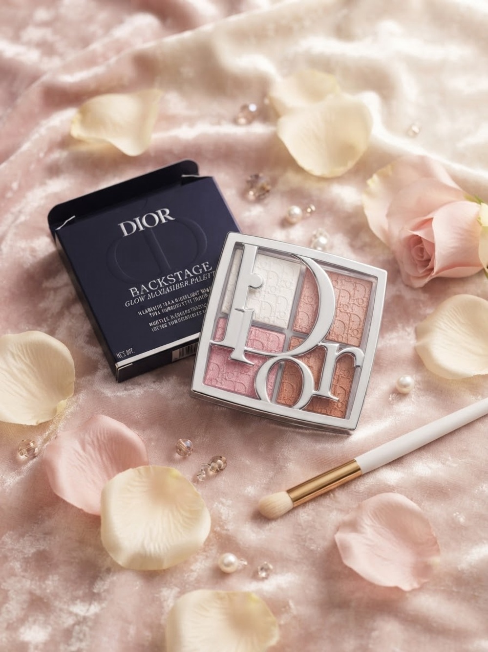 Dior Backstage highlighter— Pink, Rose Gold & Champagne